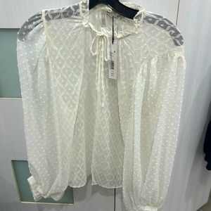 Alice and Olivia see through shirt like new